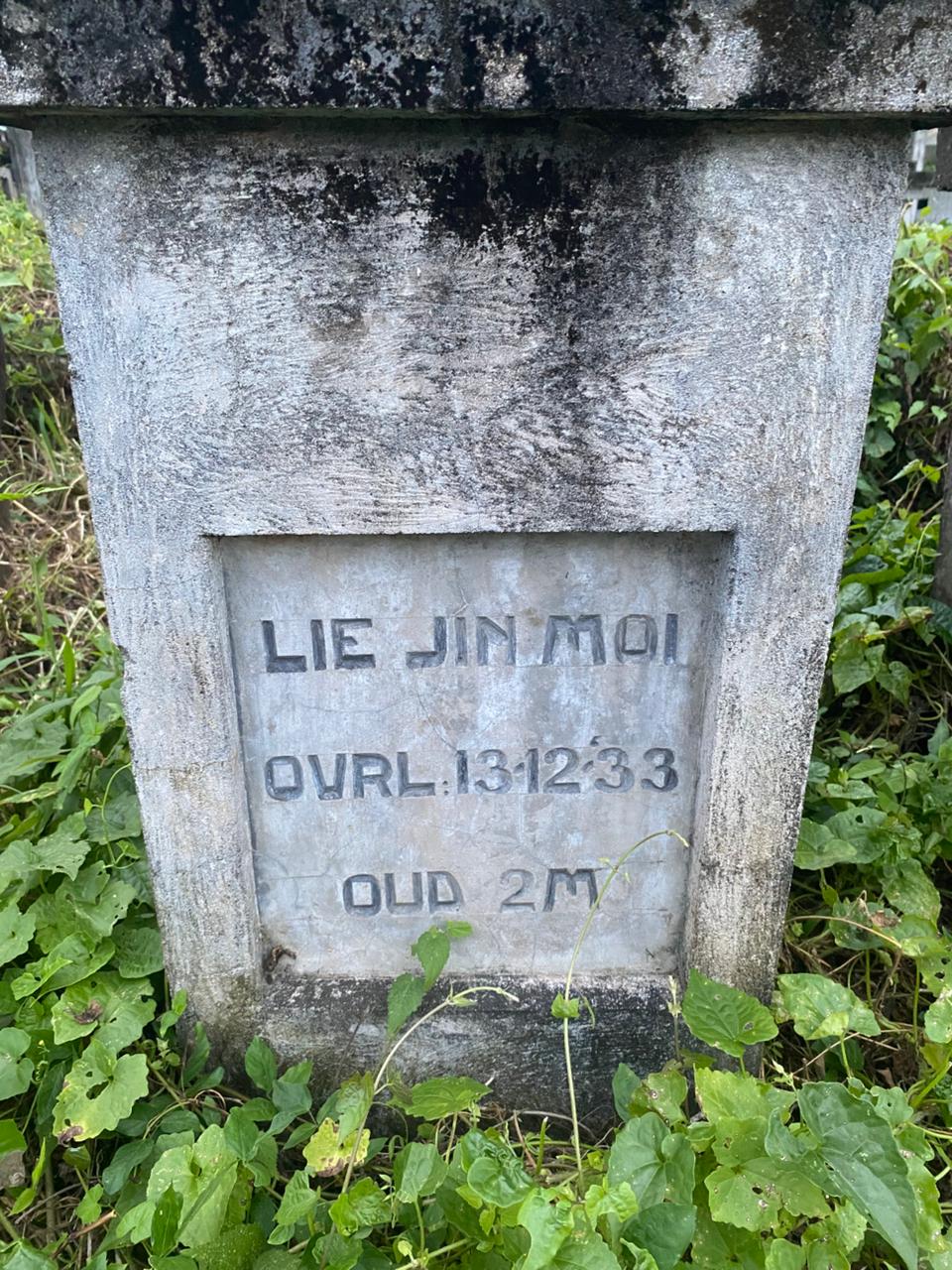 Kubur dari Lie Jin Moi